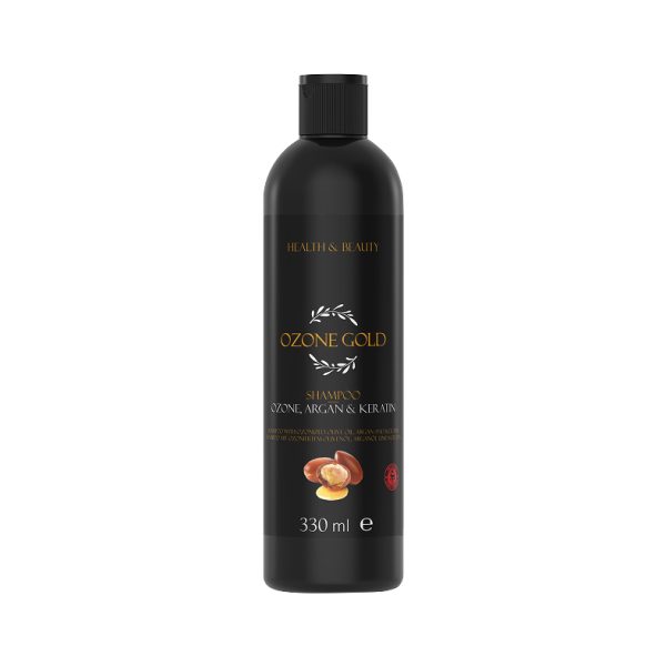OZONE GOLD Шампон со озон, арган и кератин, 330 ml